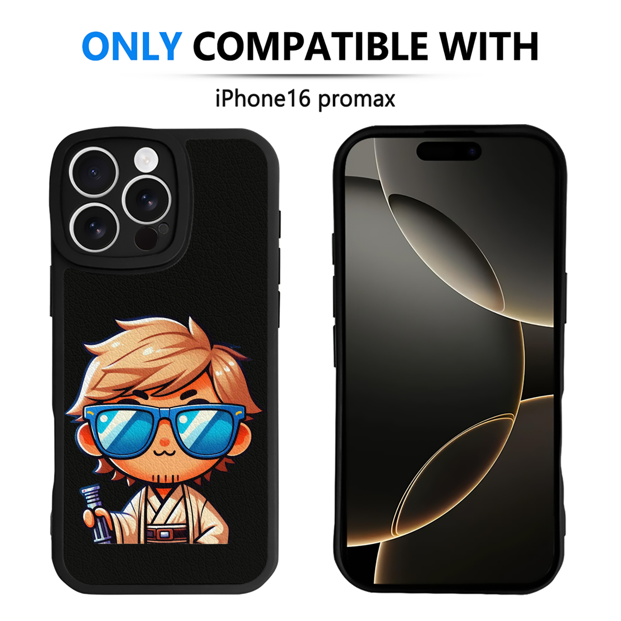 （画像用） スター・ウォーズ Star Wars 【iPhone 16シリーズ対応】シリコンスマホケース（レザー調） 材質：シリコン